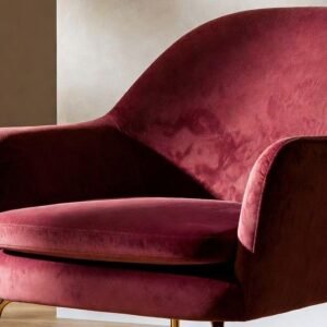 Velvet Accent Chair